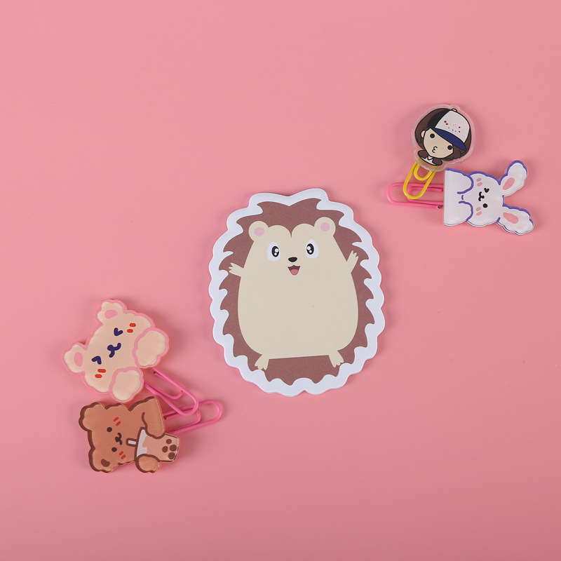 Wholesale Cartoon Special-Shaped Sticky Notes Customized Note Pad Office Cute Sticky Notes Creative Note Paper Custom Logo