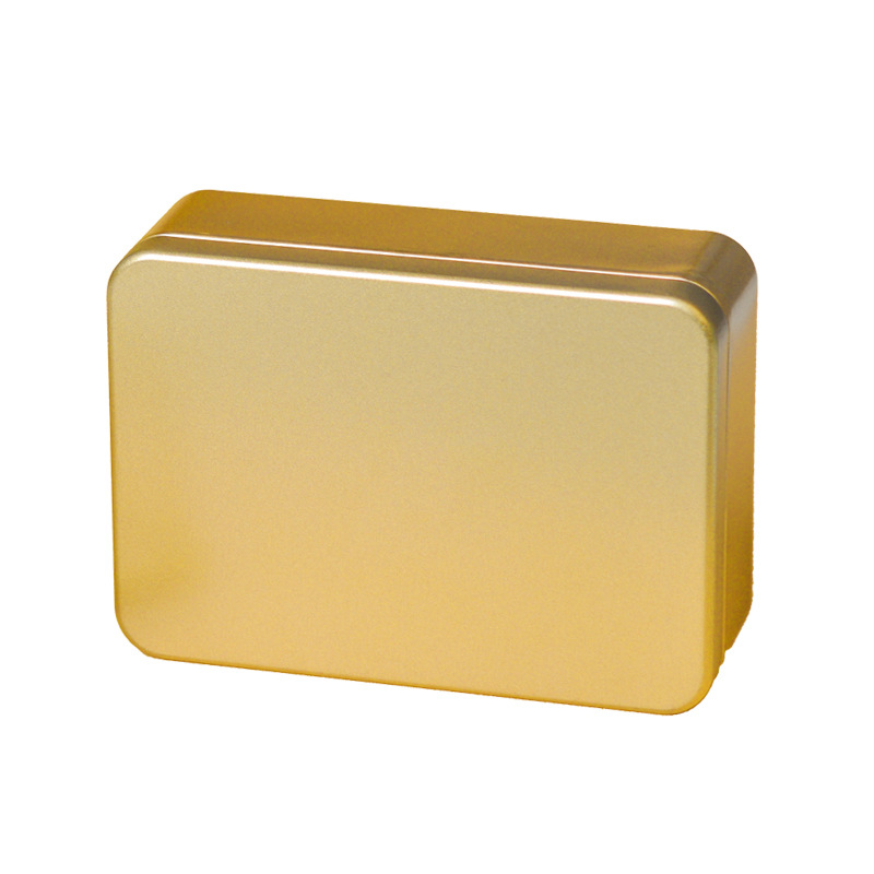 Spot tinplate metal box 140 rectangular iron box tea packaging box storage iron box can add logo