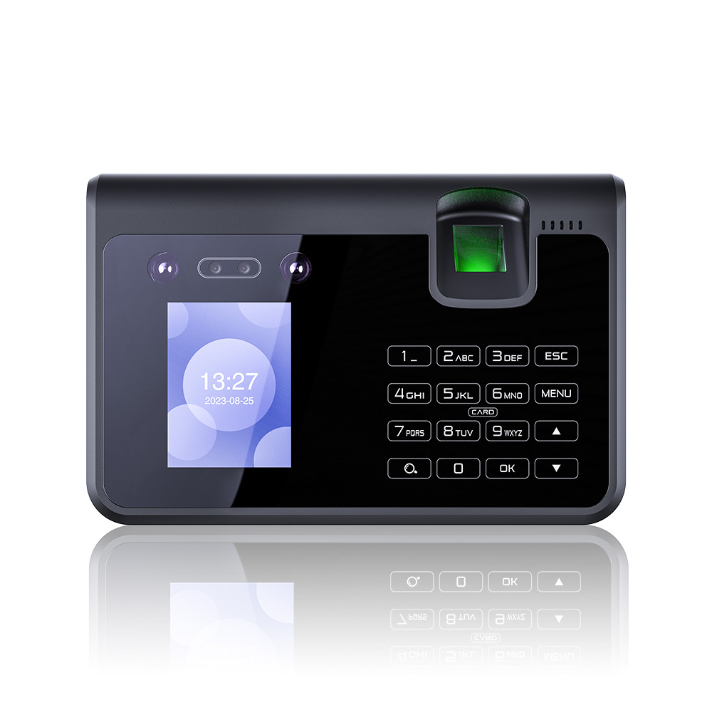 Haibao City Biometric Face Recognition Attendance Machine Palm Print Card Machine Palm Vein Fingerprint Sign-in