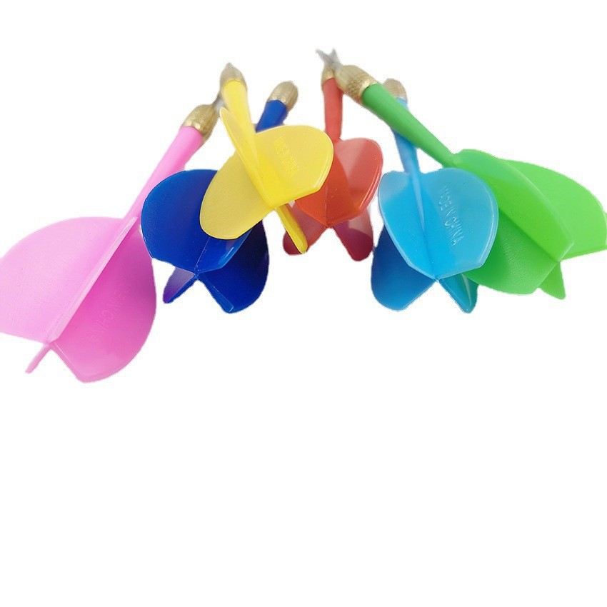 Spot leisure entertainment 6G conjoined dart needle flying standard balloon dart needle target plate Temple Fair one durable