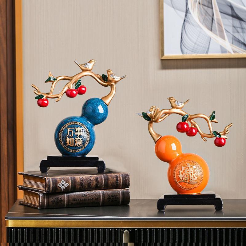 New Chinese Style Everything goes well with gourd ornaments relaxation feeling new house housewarming gift study porch wine cabinet decorations