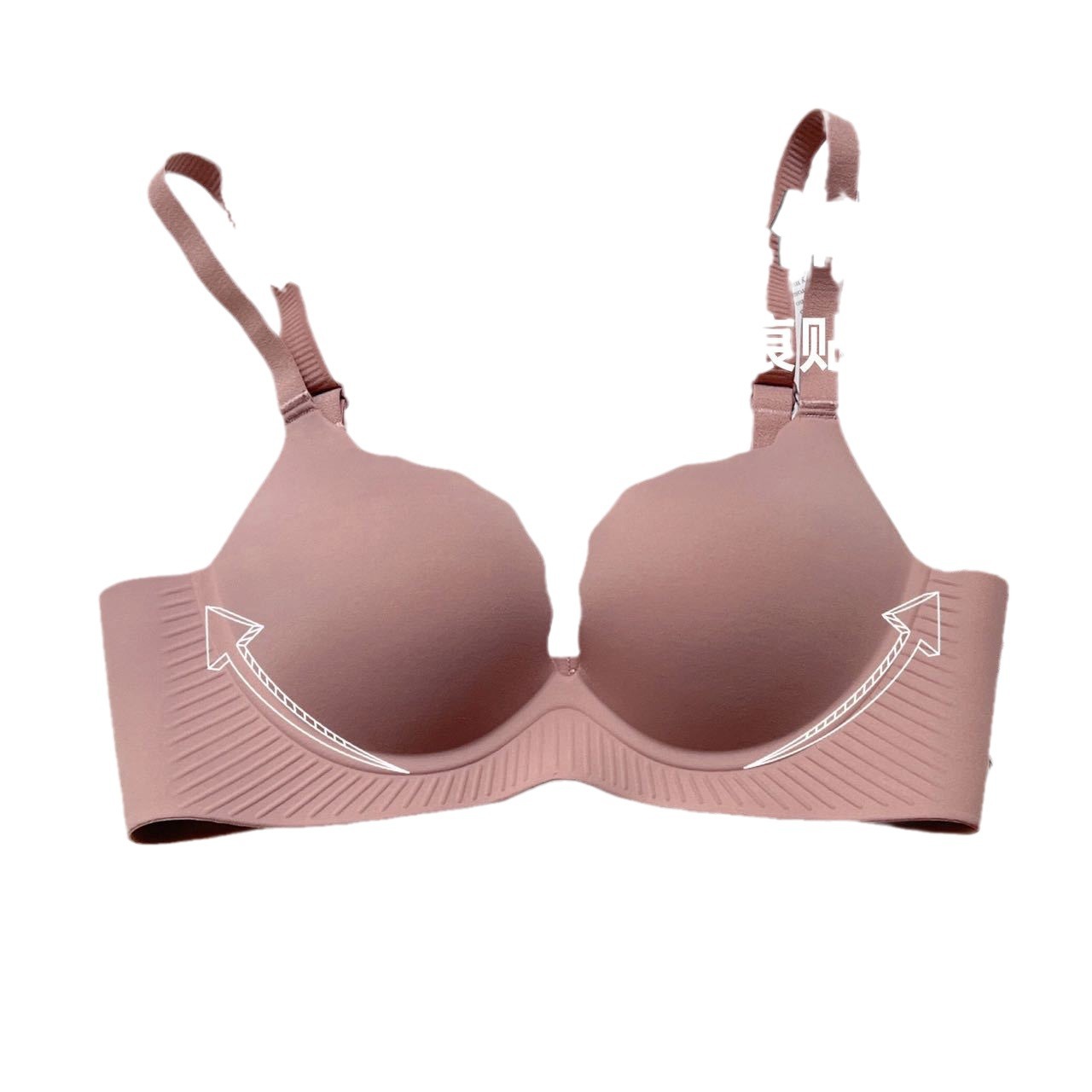2318 One-piece Traceless Push-up Pull-up Underwear Women's Small Chest Show Large Anti-sagging Breast Bra for Foreign Trade