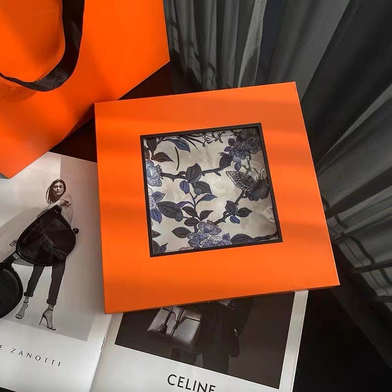 Подарочная коробка для шарфа, высококачественная упаковка для шелкового шарфа