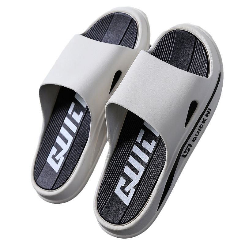 A generation of slippers men's summer soft thick bottom temperament outside wear home summer sandals sandals women's postage