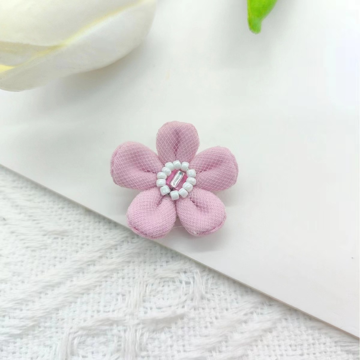 Factory Direct handmade flower diy hair accessories hairpin accessories flower children's clothing accessories flower jewelry accessories