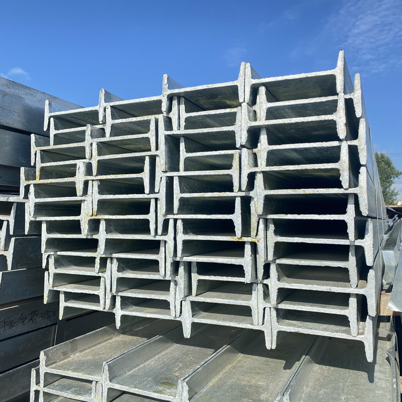 Manufacturer Wholesale Galvanized I-Beams Hot-Dip Galvanized I-Beams Black Material Can Be Processed and Delivered Q355B