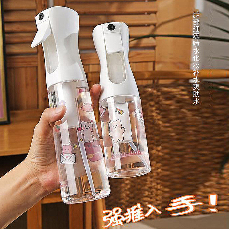 High-Pressure Continuous Spray Bottle for Hairdressing, Makeup, Hydrating Spray Bottle, Refillable Bottle, Press Fine Mist Spray Bottle, Gardening Watering Flower Spray