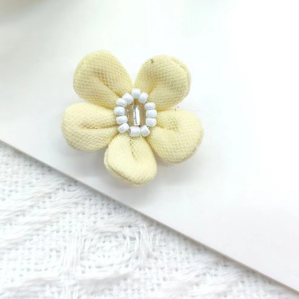 Factory Direct handmade flower diy hair accessories hairpin accessories flower children's clothing accessories flower jewelry accessories