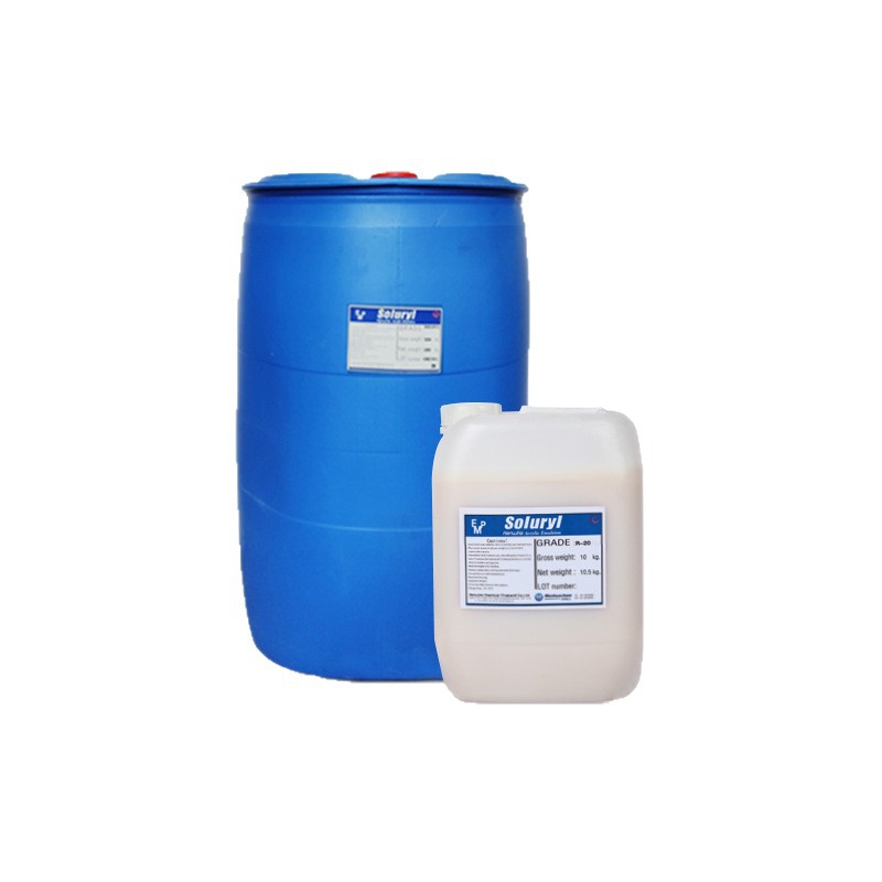 General Agent Korea Hanwha Water-Based Acrylic Emulsion Rx-20 Self-Crosslinking Emulsion Waterproof, Wear-Resistant and High Temperature Resistant