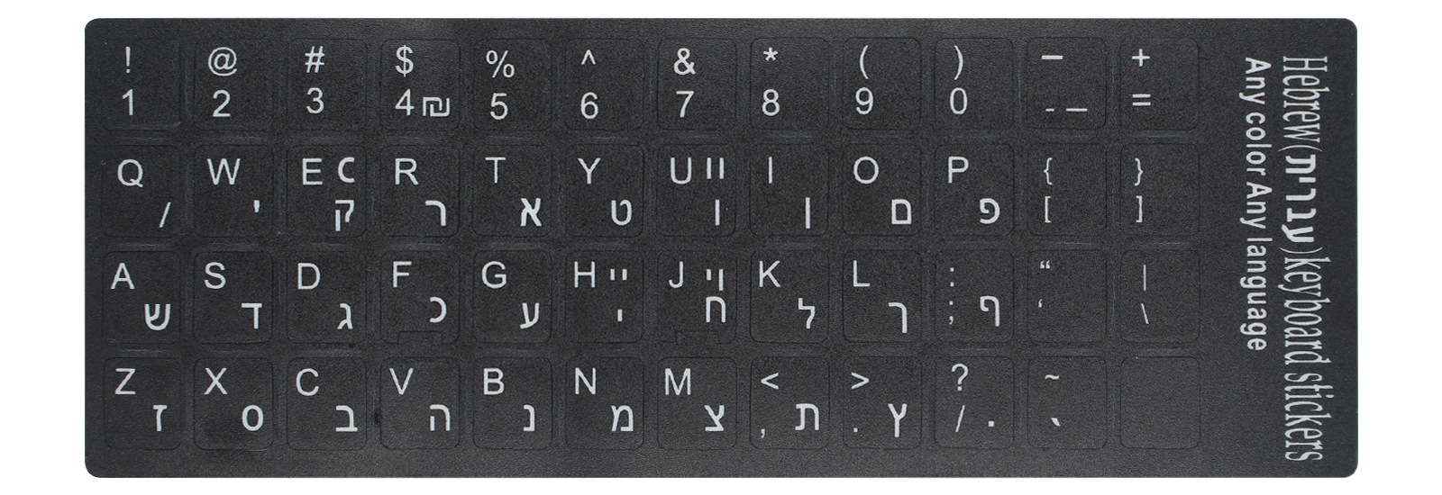 Applicable notebook keyboard stickers Russian traditional Spanish German French foreign language keyboard stickers