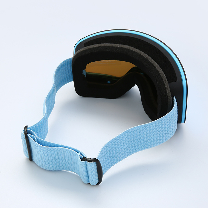 Ski glasses parent-child equipment large cylindrical goggles khaki myopia glasses double-layer anti-fog/HX26 children's