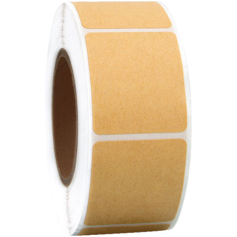 Wholesale Kraft Paper Sealing Stickers, Self-Adhesive Label Stickers, Rolls, Handwritten Classification Mouth Paper, Self-Adhesive Stickers