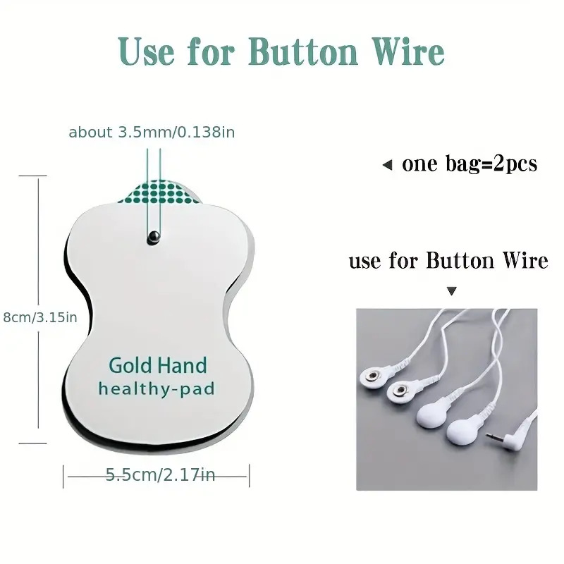 Massager electrode patch full English gourd sticker self-adhesive electrode sticker wholesale