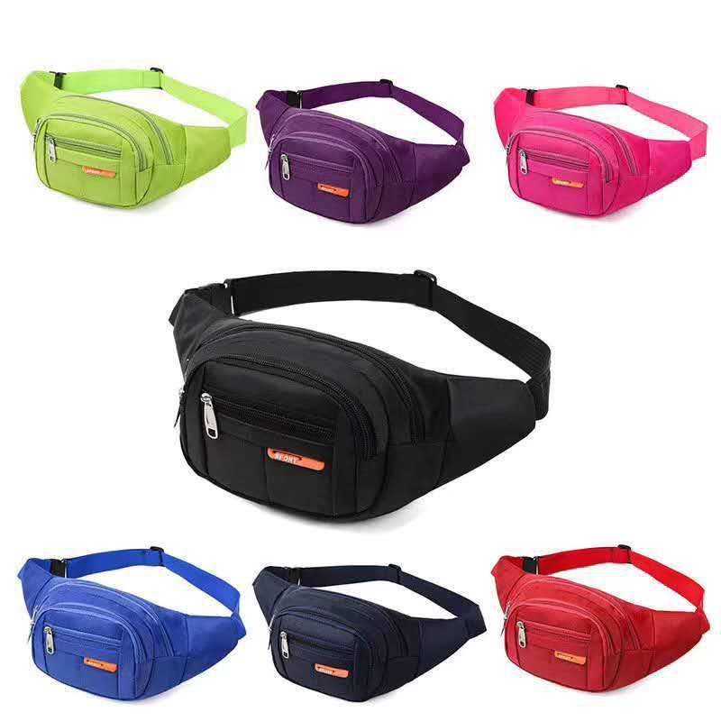 Men's Waist Bag Wholesale Site Work Stall Cashier Bag Outdoor Mountain Climbing Mobile Phone Bag Crossbody Chest Bag
