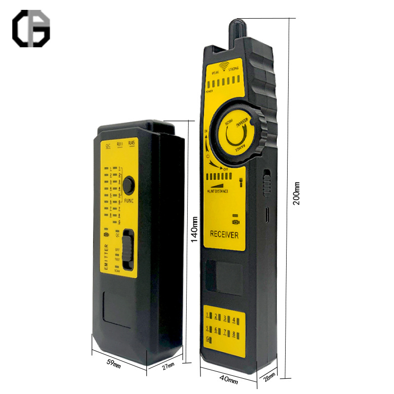 Factory wholesale network telephone line finder single-head on-off tester network cable tester adjustable sensitivity