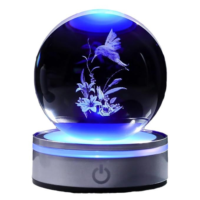 Creative crystal ball nightlight office home desktop decorations small ornaments factory direct cross-border exclusive