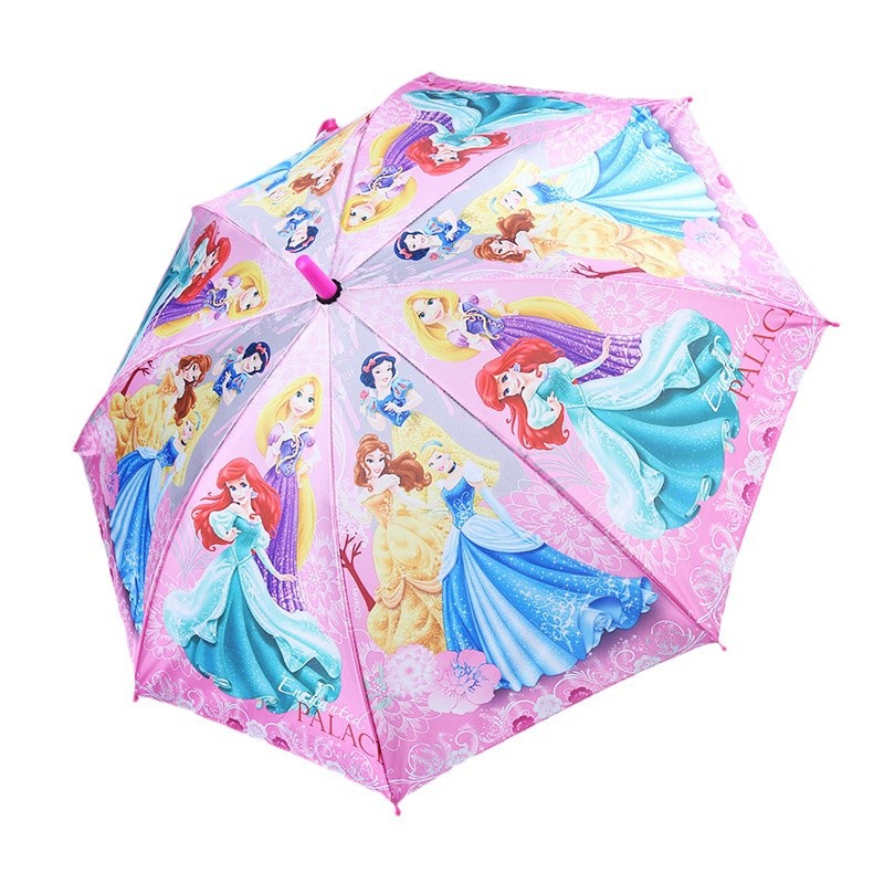 Children's Umbrella 6-12 Years Old Safety Cartoon Umbrella 50 # Waterproof Cover Satin Fabric Straight Student Children's Umbrella