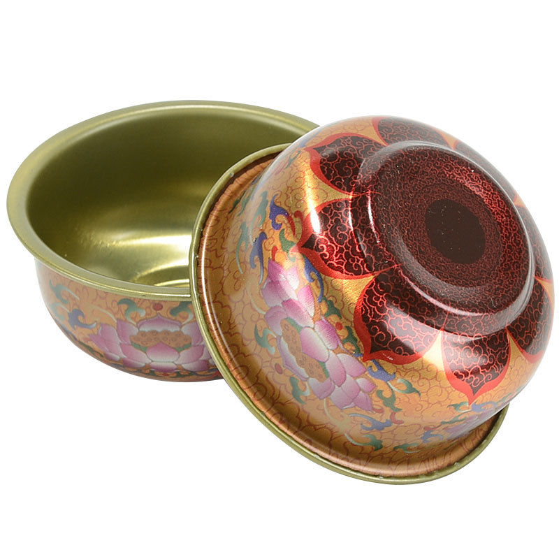 Xizang Village Buddha Front Water Supply Bowl Tantric Eight Auspicious Water Supply Cup Buddha Sacred Cup Lotus Sacred Water Cup God of Wealth Tribute Cup