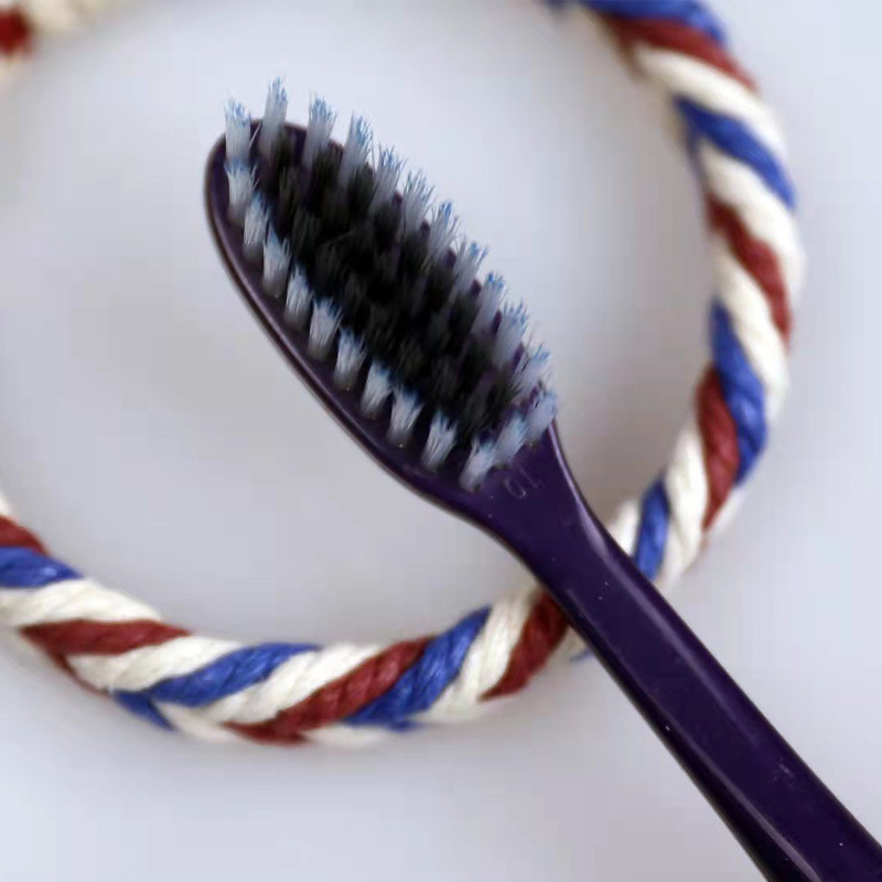 Soft Bristles Toothbrush Adult Toothbrush Bamboo Charcoal Toothbrush Individually Packaged Factory Wholesale