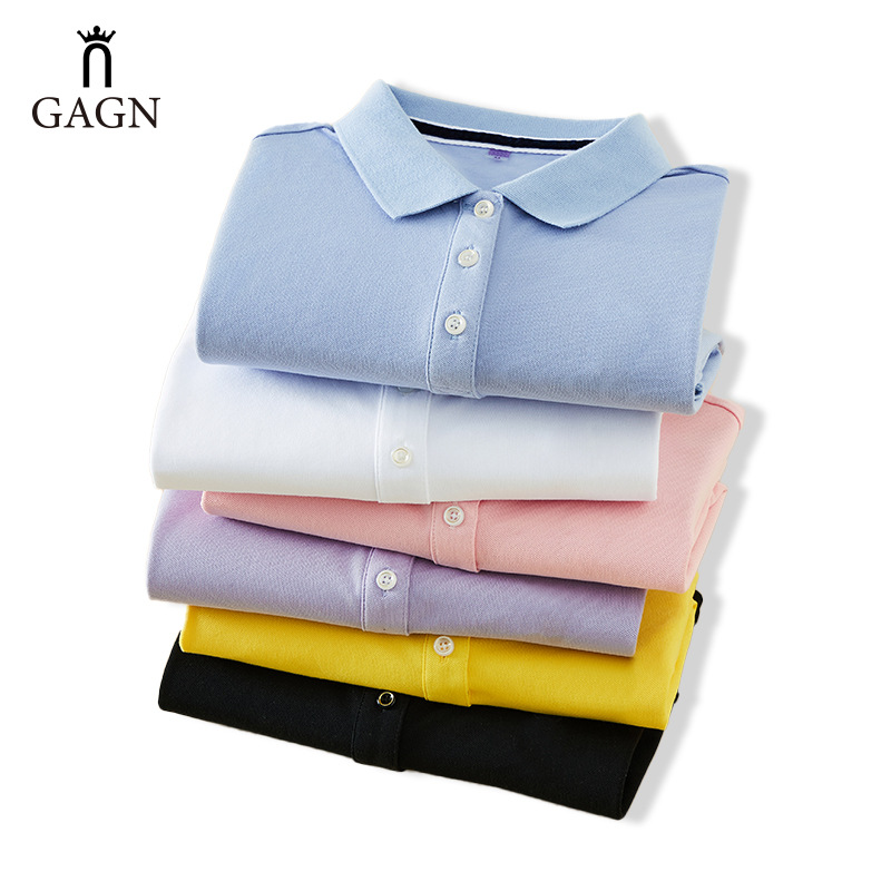 Рубашка-поло с коротким рукавом, стиль корейский, слимминг, летняя, 2025 года, культурная рубашка, рабочая одежда