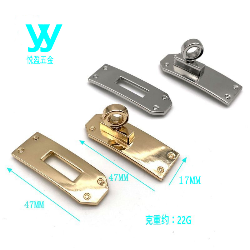 Customized Women's Belt Buckle Clothing Accessories Belt Belt Head Metal Zinc Alloy Die-Cast Double Ring Buckle Card Twist Lock Buckle