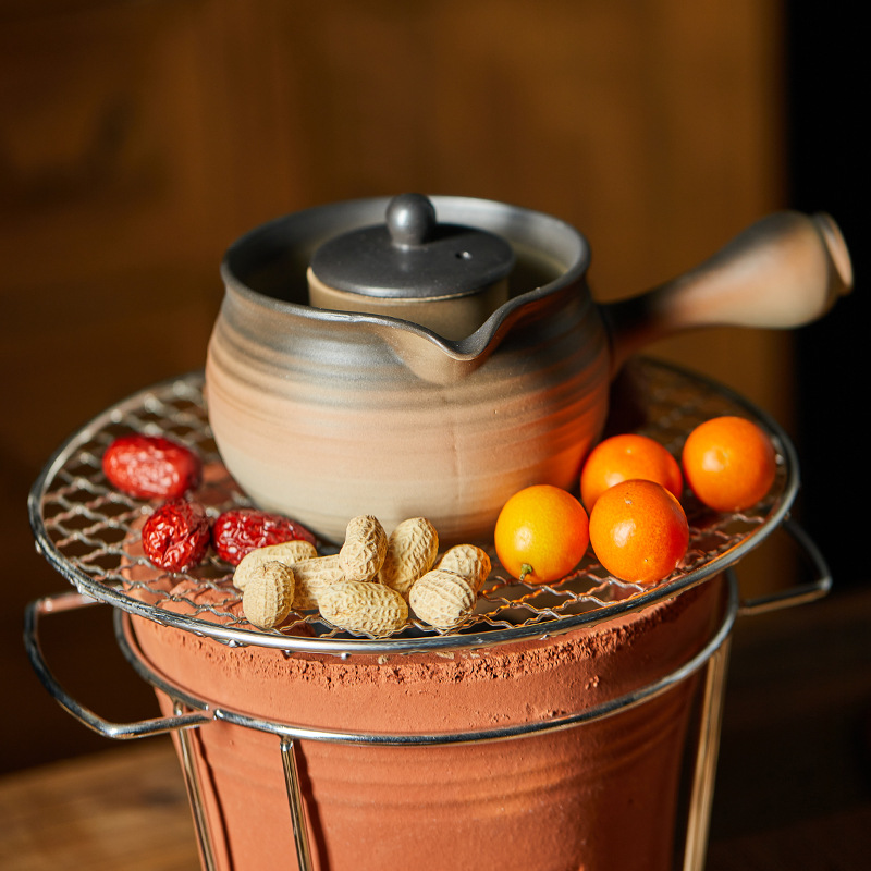 Charcoal stove stove tea cooking charcoal stove household old-fashioned clay edge stove outdoor barbecue stove commercial fire boiler mud stove