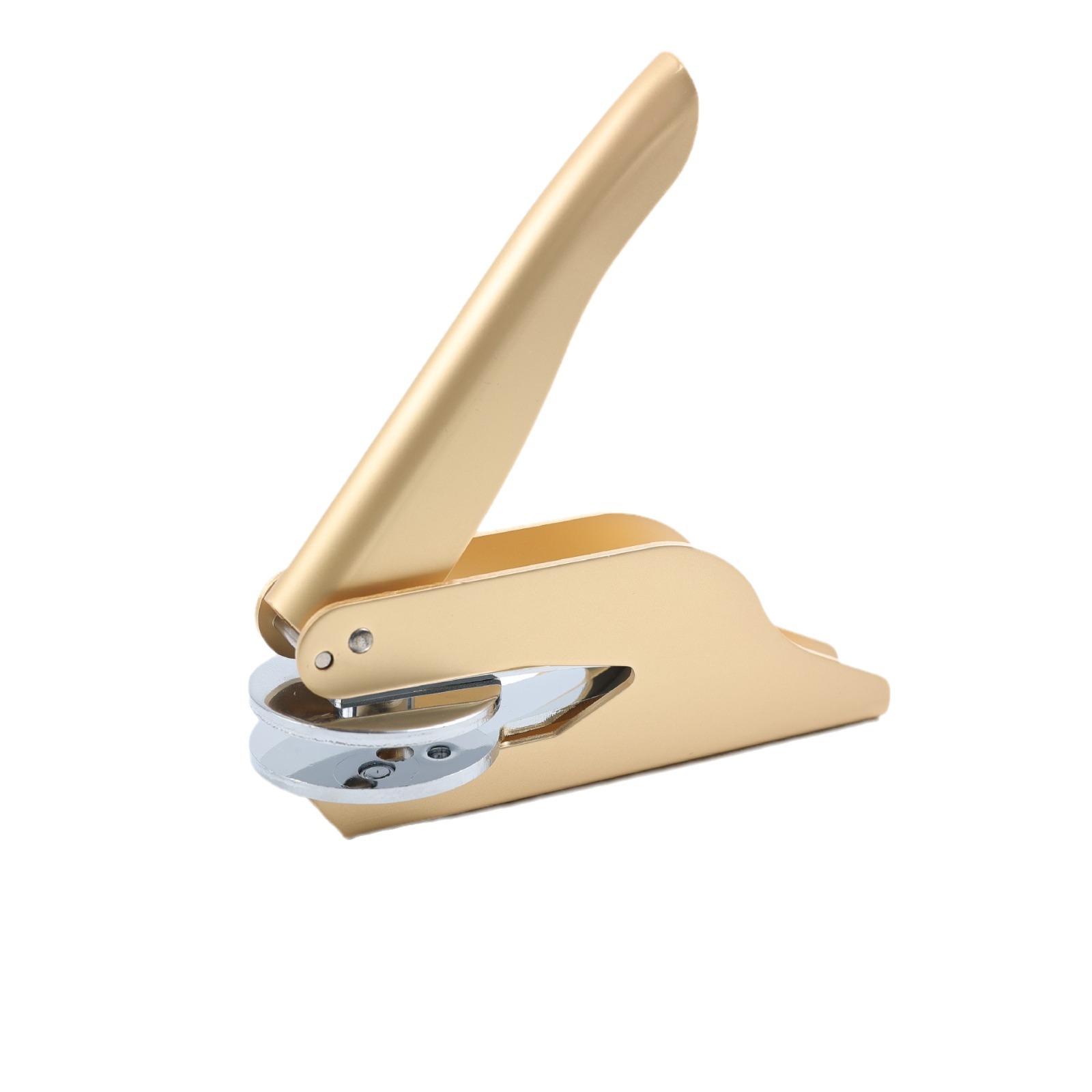 Hand pliers steel seal custom stainless steel embossed hand pliers steel seal carving wedding hand pliers steel seal logo custom 43mm