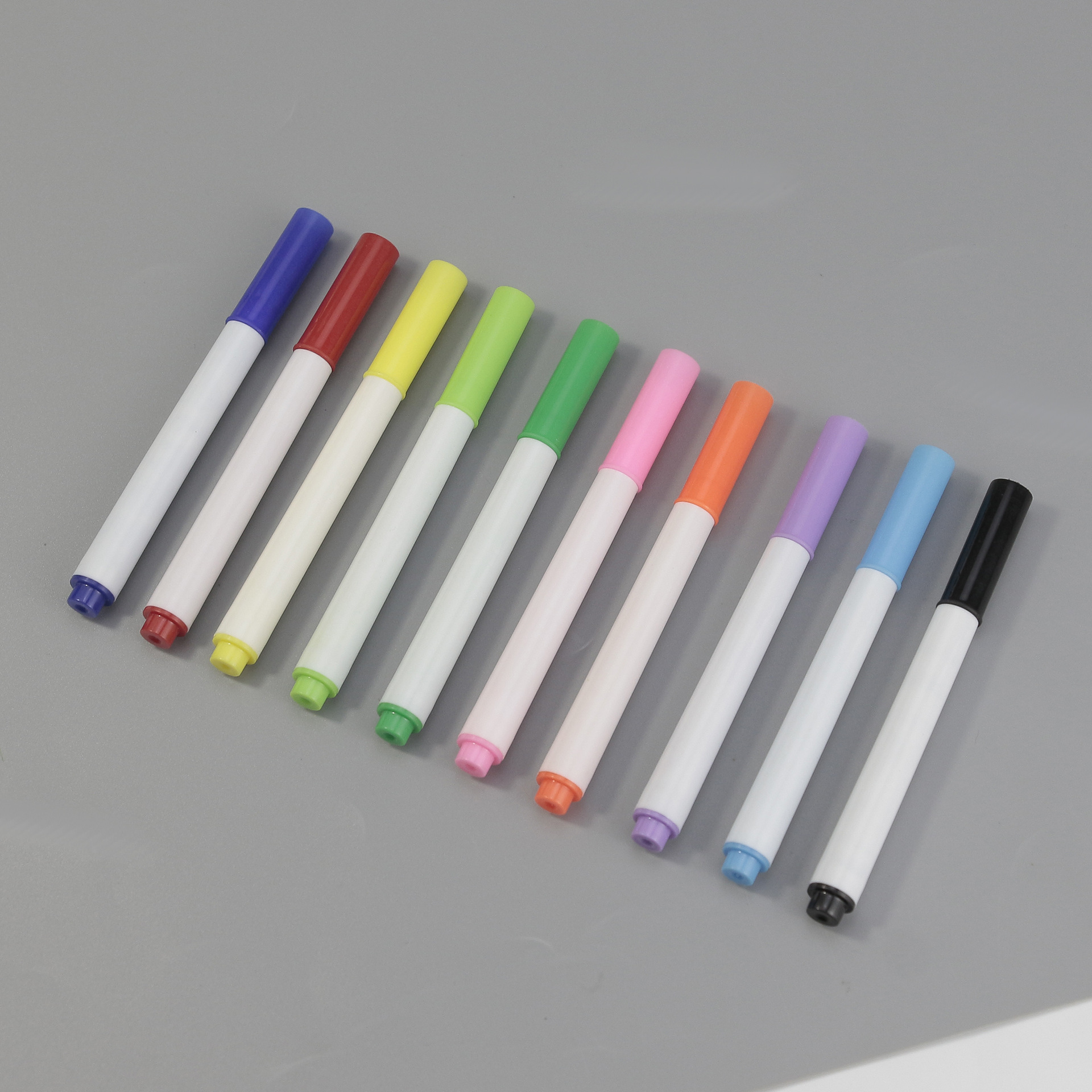 Whiteboard Marker with Magnet, Professional Whiteboard Marker with Magnetic Brush, Erasable Pen, Dry Erase Oil-Based Pen, Colorful with Brush