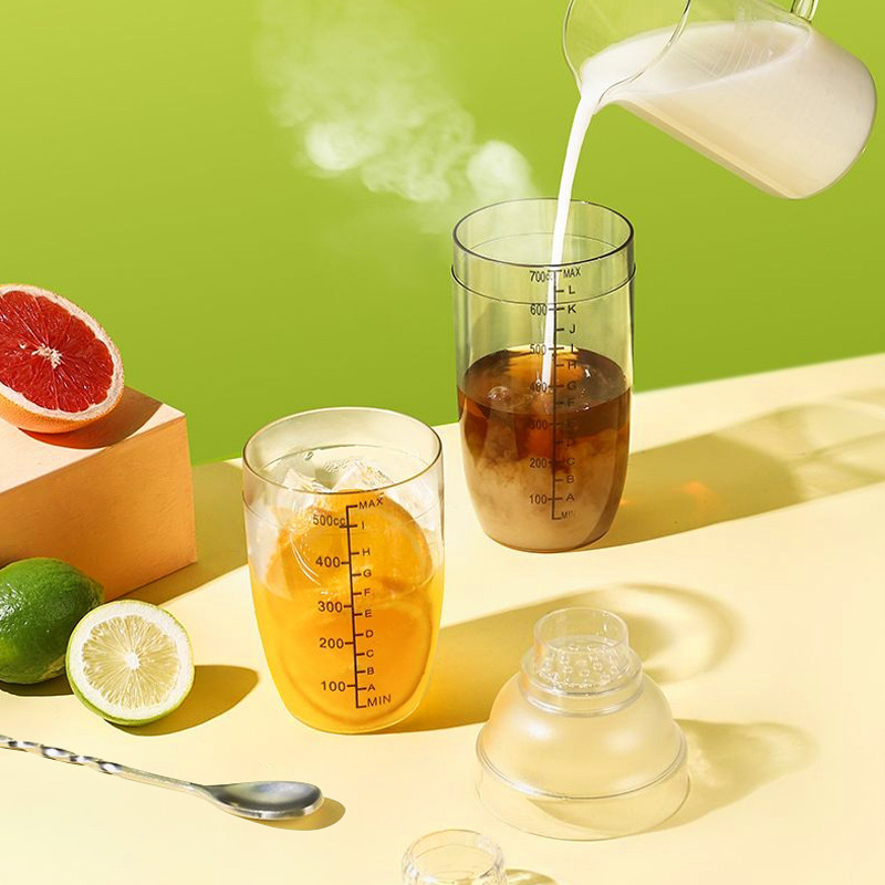 Schick Cup Hand-Beat Lemon Tea Making Tools Full Set of Wine Shaker suit Beat Hand Cup Milk Tea Shop Special Pot