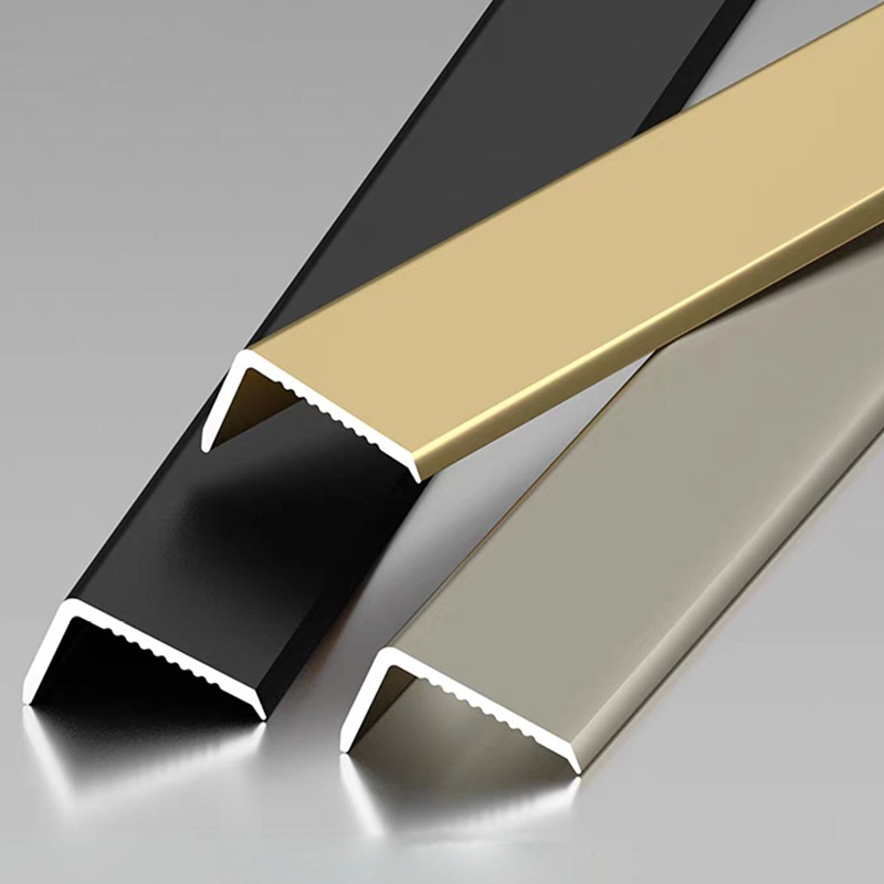 Aluminum Alloy Right-Angle Edge Strips, Tile Corner Wrapping Decorative Panels, Edge Strips, Anti-Collision Right-Angle Factory Wholesale