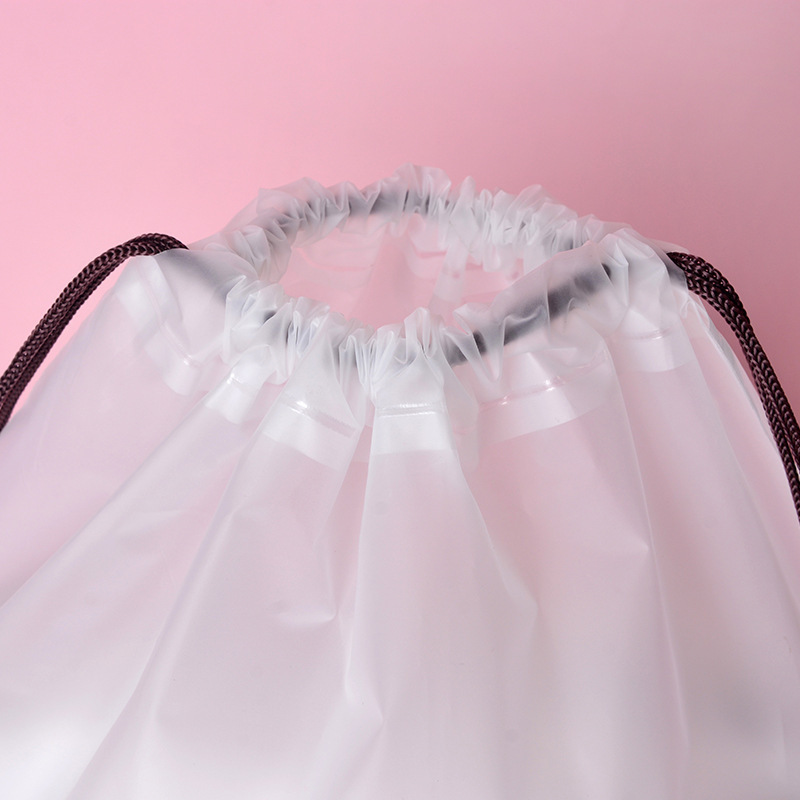 Bear Shoe Storage Bag Dustproof Moisture-Proof Drawstring Pouch Student Dormitory Shoe Organizer Travel Bag