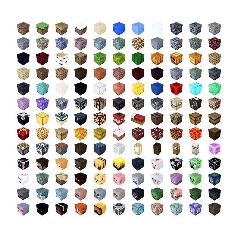 2025 New My World Magnetic Square Magnetic Iron Building Blocks Mini Magnetic Suction Toys Educational Assembled Children's Complete Set