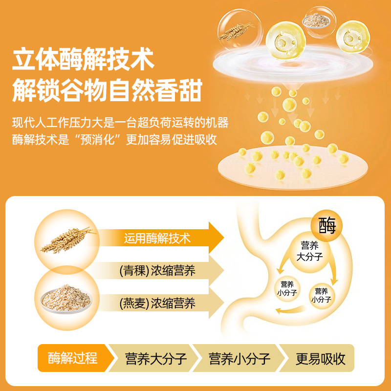 Erbao Pavilion Iron Bar Yam Powder Food Brewing Ready-To-Eat Huaihuai Yam Powder Stomach Henan Jiaozuo 500g