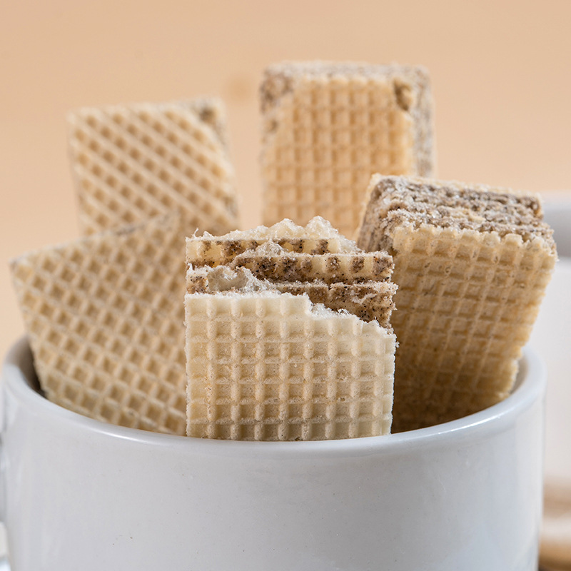 Five Black Waffle Black Wolfberry Black Mulberry Black Bean Black Sesame Sandwich