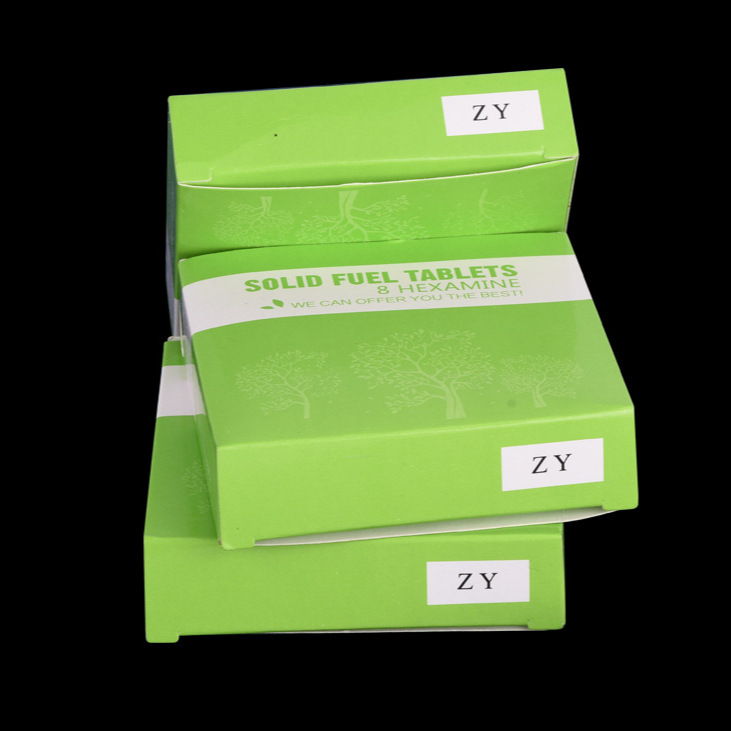 Solid Alcohol Block Fuel Burn-Resistant Charcoal Burning Block Ignite Ignition Aid Block Fire Aid Burning Paraffin 8 Tablets