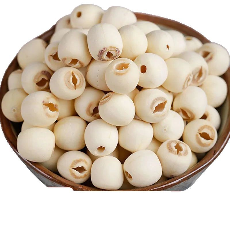 Hunan Specialty Xiangtan White Lotus Seeds Dry Goods Cored 500g Microdermabrasion Xianglian Lotus Seeds 50g Tremella Lotus Seed Soup for Porridge