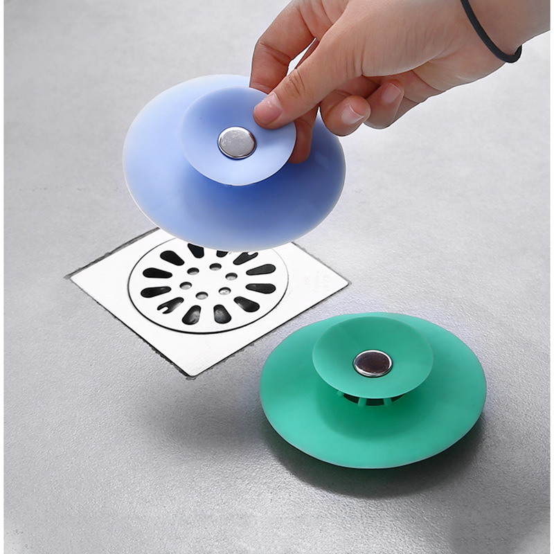 Кухонный закрытый силиконовый дезодорирующий слив, антизасоривающий фильтр для раковины