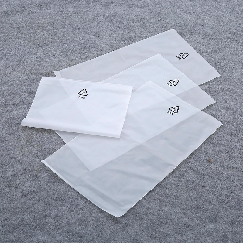 Spot CPE Frosted Flat Pocket Factory Custom Wholesale CPE Self-adhesive Bag CPE Frosted Bag Mask Self-sealing