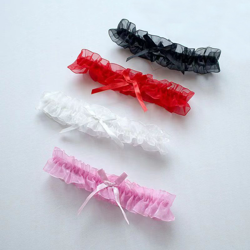 Сияющий шелковый кристаллический пояс с бантом, аксессуары для принцессы, свадебная подвязка, кольцо на шее, покрытие для ног