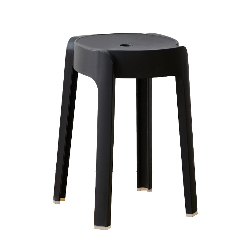Cyclone Stackable Modern Simple Cyclone Stackable Stool for Home Living Room Dining Chair Stool Nordic Style Cyber Popular Plastic Stool for Restaurant