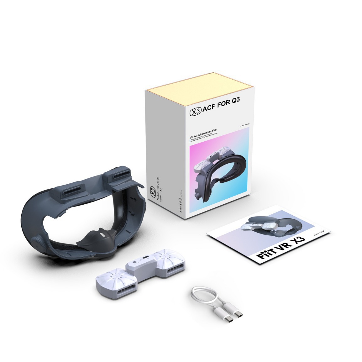 Meta Quest 3 New Head-Mounted Radiator X3 Dual Fan Dual Mode Impeller Adjustment Decompression Amazon