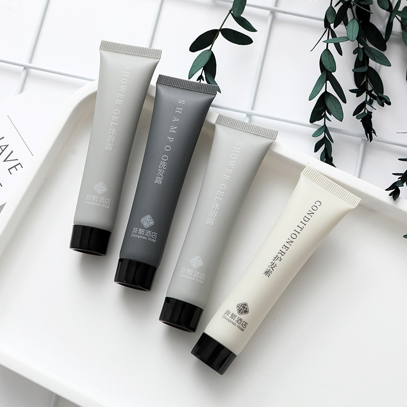 Hotel daily PVC hotel disposable supplies squeeze shampoo aromatic bath lotion hotel fragrance wash hose