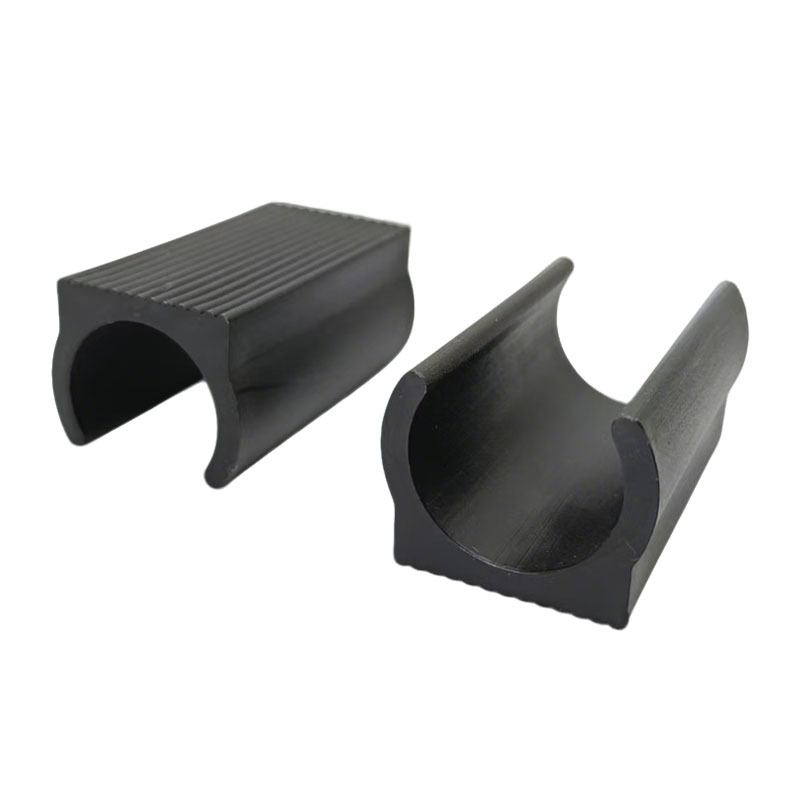 Plastic U-Shaped Round Tube Office Chair Foot Pad Accessories Table and Chair Open-End Foot Pads Chair Open-End Anti-Slip Covers Hardware Leg Supports