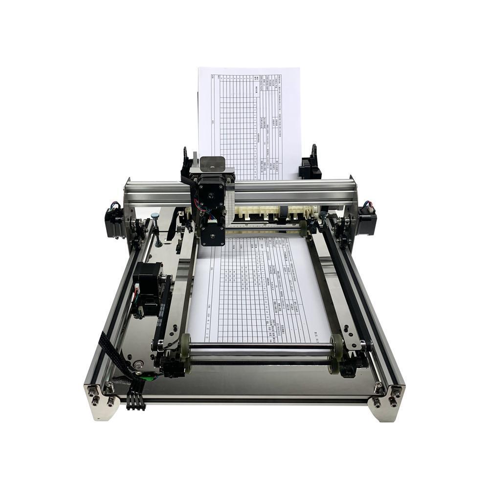 Writing robot imitates handwriting, automatically changes paper, writes lesson plans, takes notes, fills in engineering form data, intelligent writing machine