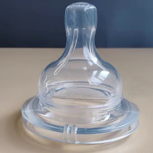 Universal Classic Wide-Diameter Breast Milk Real-Feel Pacifier Liquid Silicone Pacifier Anti-Colic