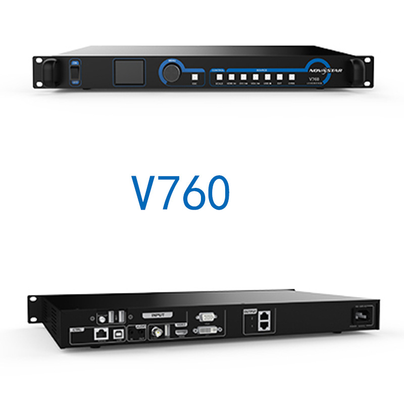 Nova V760 HD video processor led display 2-in -1 controller with built-in transmitter