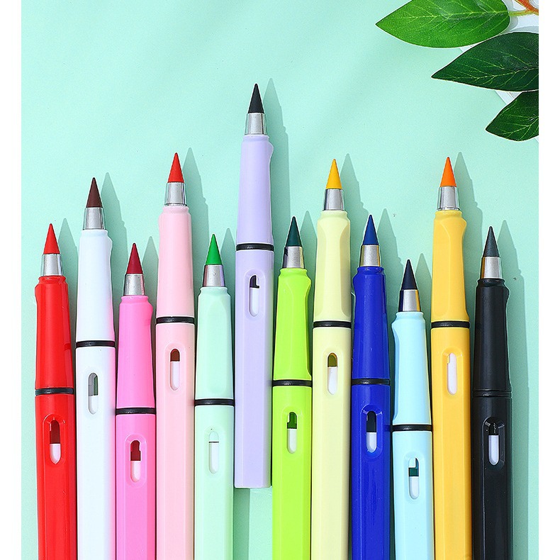 Large 12-Color No-Sharpening Erasable Eternal Pencil Art Student Colored Lead Kidsren's Sketch Special Hb Advertising Pen