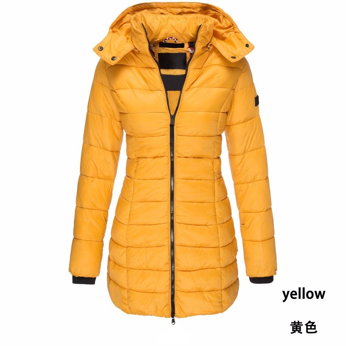 New Winter Korean Style New Women's Cotton Coat Women's Mid-length Slim Fit Cotton Coat Warm Down Cotton Coat W172