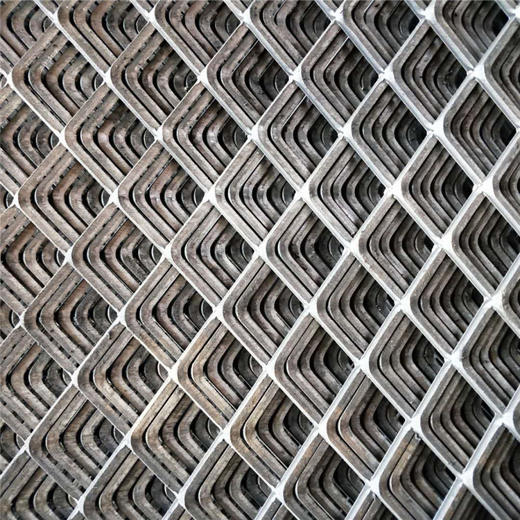 Heavy-Duty Steel Wire Mesh Stamped Construction Site Large-Hole Scaffolding Diamond Mesh Expanded Footboard Mesh Heavy-Duty Shipwalk Deck Plate