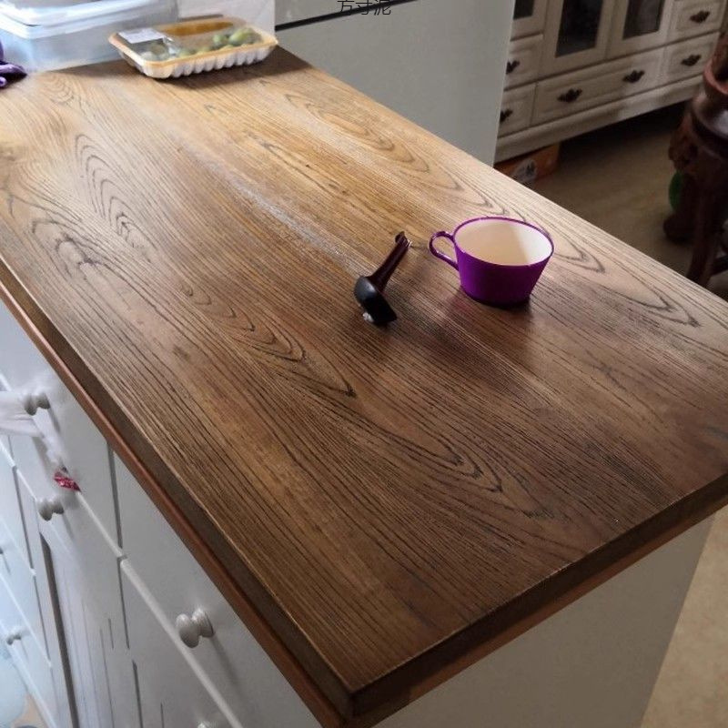 Solid board pine old elm bar board log bay window board pedal desk dining table panel shaped board wholesale